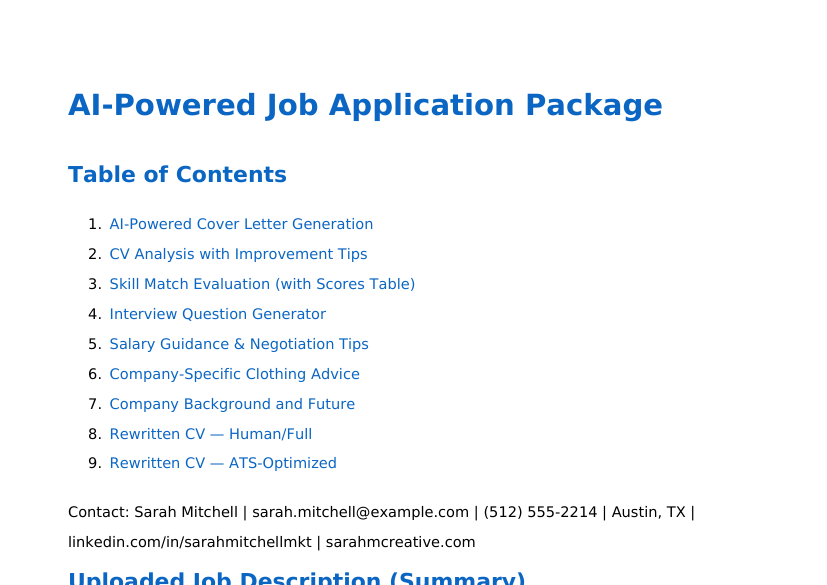 Marketing Specialist preview